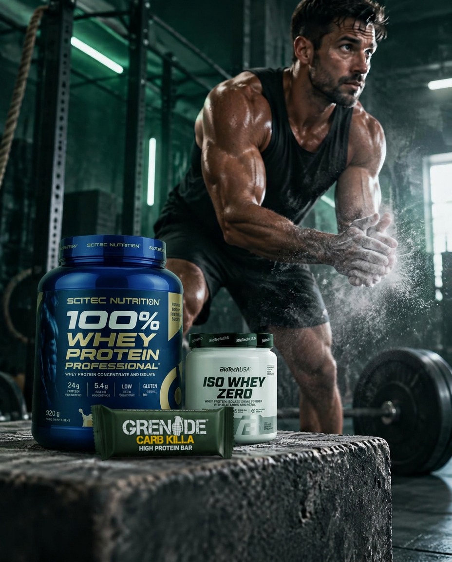 Athlete training with Kori Nutrition supplements